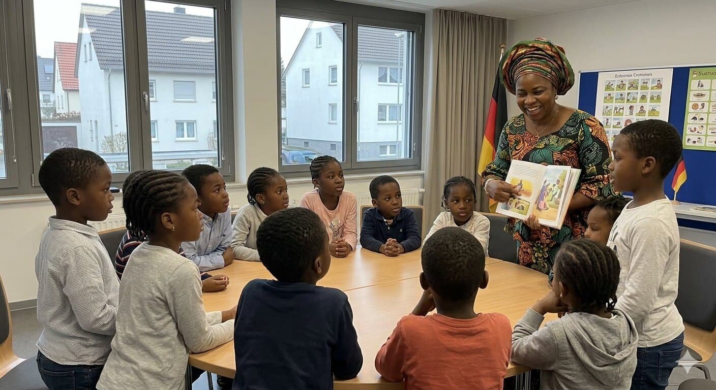 Sunday School class at Living Faith Parish